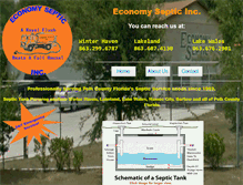 Tablet Screenshot of economysepticservices.com